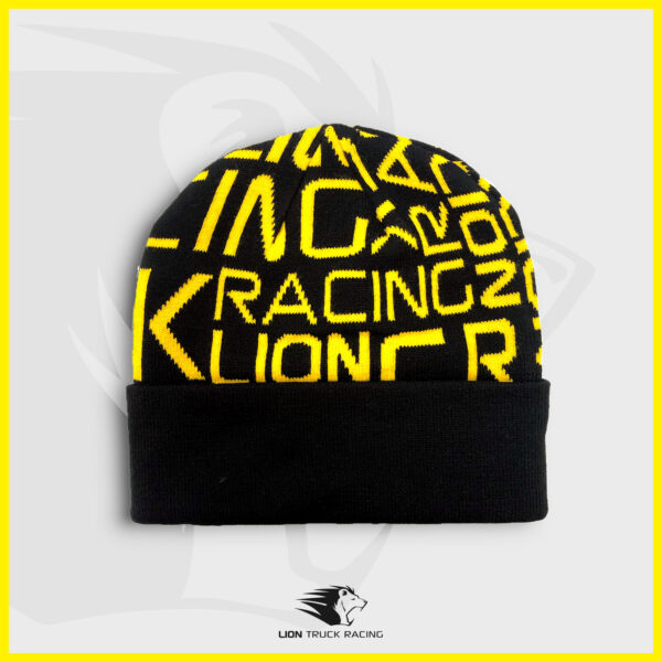 LION TRUCK RACING bonnet noir jaune